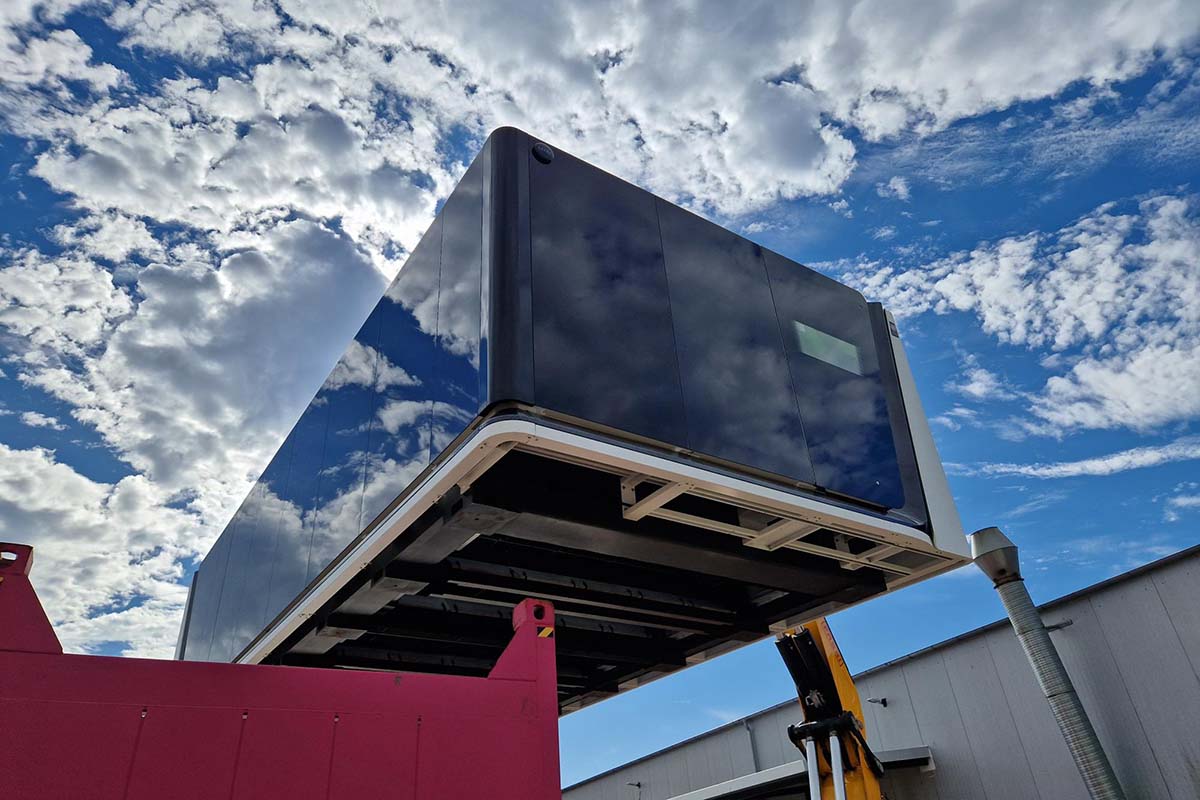 Installation af laserskærer