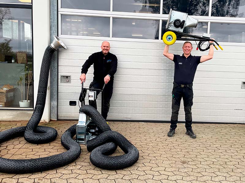 Nyhed: Mobil lavtryksudsugning